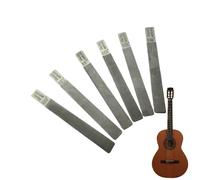 Lima para Trastes de Guitarra | 6 Piezas Herramienta para Eliminar Rebabas en Bordes - Lima para Acabar Extremos de Trastes | Para Borde Extremo Bajo Instrumento De Cuerda Estudiantes De Música Músico