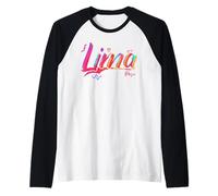 Lima Peru | Vacation Travel Camiseta Manga Raglan