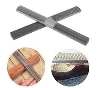 Lima plana de acero 4 en 1 de 200 mm, lima de madera semicircular para carpintería, escofina gruesa de 4 vías