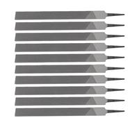 Lima Plana de Acero de Alto Contenido en Carbono 250 MM Corte Doble (Bien 10PCS)