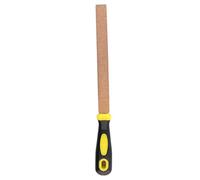 Lima plana de diamante de 6 a 12 pulgadas para metales duros, madera y plástico, herramienta manual de afilado y desbarbado de precisión con mango de agarre cómodo para trabajos en (20,3 cm/8