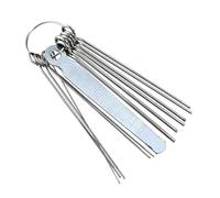 Lima profesional de ranura para tuercas de guitarra, puente, sillines, limas de tuerca, varillas de sierra, afilador, herramientas de reparación de guitarra, lima de afilar