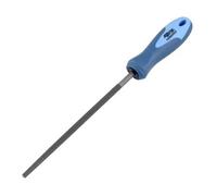 Lima redonda 100mm, herramienta de abrasión de metal, ideal para dar forma y suavizar bordes en trabajos de carpintería y metalistería.