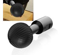 Lima Rotativa Fresa Giratoria de Esférica Escofina Esférica Cabezal de Pulido de Esfera para Amoladora Angular 115/125 (40 mm de Diámetro)