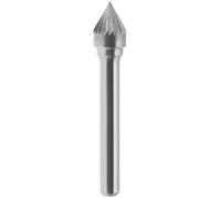 Lima rotatoria conica estandar hm 60 grados 10 x 8mm vastago 6 Fervi J10SC6
