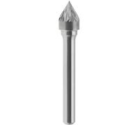 Lima rotatoria HM conica 60 grados cruzada vastago 16x13 mm 6 Fervi J16DC6
