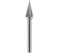 Lima rotatoria HM conica punta en cruz vastago 16x25 mm 6 Fervi M16DC6