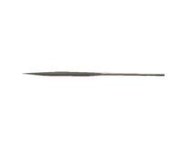 Lima semiovalada de aguja, corte suave, sin mango, 160 mm