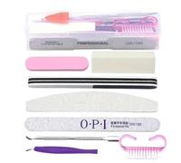 Lima Uñas Juego de pulidor uñas | Kits de extensión de uñas de manicura profesional de grano 100/180