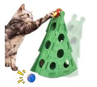 Limador de garras para gato,Juegos interactivos de rascado de fieltro con bolas de campanilla, juguete interactivo para gatos | Ejercicio físico Estimulación mental Juego de tierra Simulación de caza