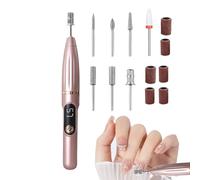 Limadora de Uñas Eléctrica,Máquina con 15000 RPM para Esmerilar y Taladrar Uñas - Máquina de Pulido para la Manicura - Uso en Hogar Salón Spa Viaje Camping Manicura