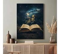 LIMAIDUO Formato de pintura en lienzo y constelaciones, diseño de escena nocturna estrellada, pósteres e impresiones de libros de selección (70 x 100 cm/sin marco)