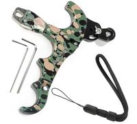 limaity Disparador para Arco Compuesto Disparador de 4 Dedos para Tiro con Arco Ayuda para el Pulgar Sensibilidad Ajustable Disparador para Arco Compuesto para Tiro con Arco (Mimetico)