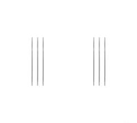 Limas de afilador de motosierra de 3,5 mm, paquete de 3 o 6 unidades para mantenimiento de cadena, compatible con forOregon y la mayoría de cadenas de 3,5 mm, metal (6 piezas)