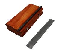 Limas de extremo de traste, herramienta de aderezo de trastes para guitarra, ranurado, removedor de rebabas, instrumento de cuerda, para bajo