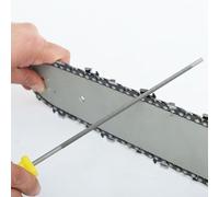 Limas de motosierra de acero de alto carbono, 3 piezas, herramientas redondas para carpintería, diseñadas para motosierras eléctricas y pequeñas (4 mm)