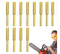 Limas de motosierra para el afilador - motosierra eléctrica, puntas de afilador de motosierra | Pilas de afilado Piedra de molienda en piedra flashante 4 mm/4.8 mm/5.5 mm 12 x