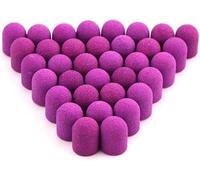 Limas de pulido de dedos, bloque de pulido de uñas, 50 piezas de tapas de lijado de plástico de 13x19 mm Taladro de uñas púrpura Fresa Cutícula del pie for accesorios de manicura y pedicura (Color : 8