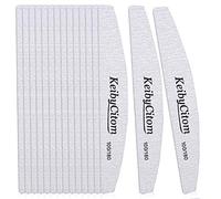 Limas de uñas 16 piezas, Lima profesional de uñas 100/180 en doble cara para estilizar uñas para uñas acrílicas naturales