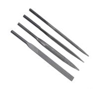 Limas Neumáticas 5x140mm para acero 5uds para herramienta Aire | Forma redonda, perfecta para curvas, pulido de vidrio, piedras, aplicaciones delicadas en joyería(Round File)