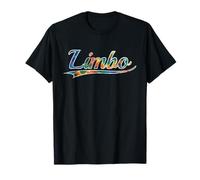 Limbo Party Game Caribbean Dance Tie Dye Vintage Varsity Camiseta