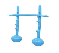 Limbos inflables - 57 pulgadas de salto Game Pole | Conjunto de PVC de decoración de hawaiana - Actividad interactiva de altura ajustable para cumpleaños, de piscina,