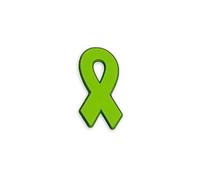 Lime Green Ribbon conciencia silicona Pin (Retail)