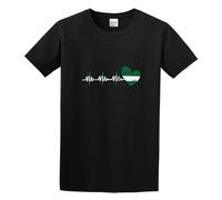 Limeiren Andalucia Heartbeat Spain Espana ADN Seville Cool Casual Pride Unisex 100% Cotton Short-Sleeve T-Shirts Black L