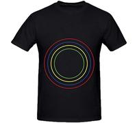 Limeiren Bloc Party Four Tracks Unisex 100% Cotton Short-Sleeve T-Shirts Black S
