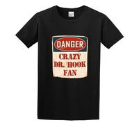 Limeiren Crazy Dr. Hook Fan Music Artist Vintage Sign Unisex 100% Cotton Short-Sleeve T-Shirts Black XL