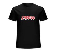 Limeiren Exodus Unisex 100% Cotton Short-Sleeve T-Shirts Black XXL