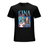 Limeiren Gina Linetti Homage Funny Brooklyn Nine Nine Show Retro 90'S Vintage Unisex 100% Cotton Short-Sleeve T-Shirts Black XL