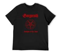 Limeiren Gorgoroth - Twilight of The Idols Unisex 100% Cotton Short-Sleeve T-Shirts Black XXL