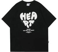 Limeiren Heart SKICEN You Melt MY Heart Unisex 100% Cotton Short-Sleeve T-Shirts Black M