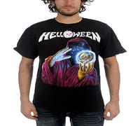 Limeiren Helloween Keeper of The 7 Keys Unisex 100% Cotton Short-Sleeve T-Shirts Black S