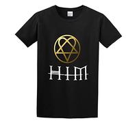 Limeiren Him Love Metal Unisex 100% Cotton Short-Sleeve T-Shirts Black XXXL
