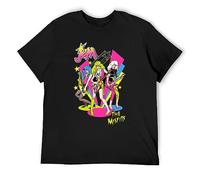 Limeiren Jem and The Holograms Unisex 100% Cotton Short-Sleeve T-Shirts Black XL