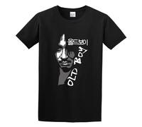 Limeiren Oldboy South Korean Movie Unisex 100% Cotton Short-Sleeve T-Shirts Black XXXL