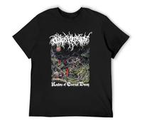 Limeiren Outer Heaven Realms of Eternal Decay Unisex 100% Cotton Short-Sleeve T-Shirts Black XXL
