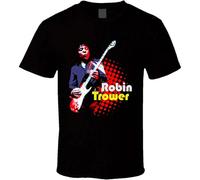 Limeiren Robin Trower Procol Harum Guitarists Unisex 100% Cotton Short-Sleeve T-Shirts Black XL