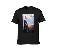 Limeiren Scent of A Women Al Pacino Poster Unisex 100% Cotton Short-Sleeve T-Shirts Black XXL