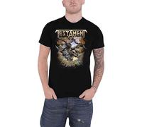 Limeiren Testament The Formation of Damnation Band Logo Unisex 100% Cotton Short-Sleeve T-Shirts Black M