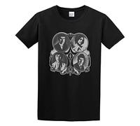 Limeiren The Kinks Unisex 100% Cotton Short-Sleeve T-Shirts Black XXXL