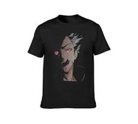 Limeiren The Seven Deadly Sins Mat Fox's Sin of Greed Unisex 100% Cotton Short-Sleeve T-Shirts Black XL