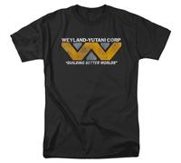 Limeiren Weyland Weyland - Yutani Corp Building Better Worlds Unisex 100% Cotton Short-Sleeve T-Shirts Black L