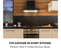 Limelight Campana extractora de pared 60cm 600m³/h color negro Klarstein