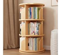 LIMENQIN Estanteria Escritorio Giratoria, Estanterias para Libros de Esquina, Estantería Organizadora de Escritorio Doméstica, para Oficina en Casa, Salón(3 Tier 39x98cm/15.3x38.5in)