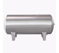 LIMENQIN Horizontal Depósito de Presión de Agua de Acero Inoxidable, Contenedores de Vejiga para Máquinas de Agua a Presión, para Industrial, Sótanos, Granjas, Jardines(500L/132Gal)