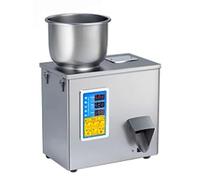 LIMENQIN Máquina Llenadora Automática de Partículas, Máquina Llenadora de Partículas de Acero Inoxidable, Llenadoras de Granulado con Tolva y Panel de Control, para Cereales Arroz(1-20g)