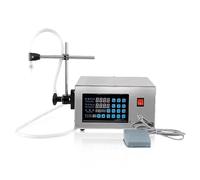 LIMENQIN Máquina Llenadora de Líquidos GFK280, Control Digital, Llenadoras de Botella Automática Antigoteo de Alta Eficiencia, para Leche, Café Perfumes(Single-Head)